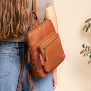 Floran Full-Grain Leather Backpack pour Femme – Vue produit alternative 2