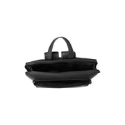 
Solid Antique Brass Hardware & Heavy-Duty Dual Zipper Detail on Fornella Cuir Pleine Fleur Backpack