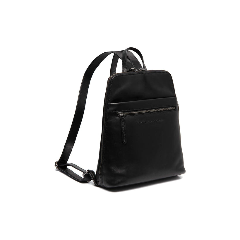 Linford Full-Grain Leather Backpack in Classic 100% Full-Grain Leather - Full Exterior Front Profile View | Buy Online
