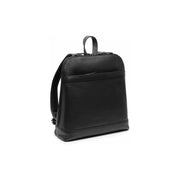 Tigris Full-Grain Leather Backpack pour Femme in Classic 100% Full-Grain Leather - Full Exterior Front Profile View | Acheter en ligne