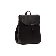 Vermont Full-Grain Leather Backpack pour Femme in Classic 100% Full-Grain Leather - Full Exterior Front Profile View | Acheter en ligne