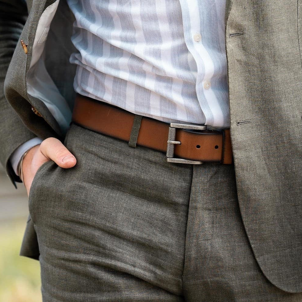 
Aayden Cuir Pleine Fleur Belt pour Homme – alternate product view 2