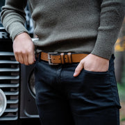 
Aayden Cuir Pleine Fleur Belt pour Homme – alternate product view 3