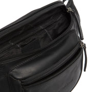 Solid Antique Brass Hardware &amp; Heavy-Duty Dual Zipper Detail on Jack Full-Grain Ceinture en Cuir Bag pour Femme