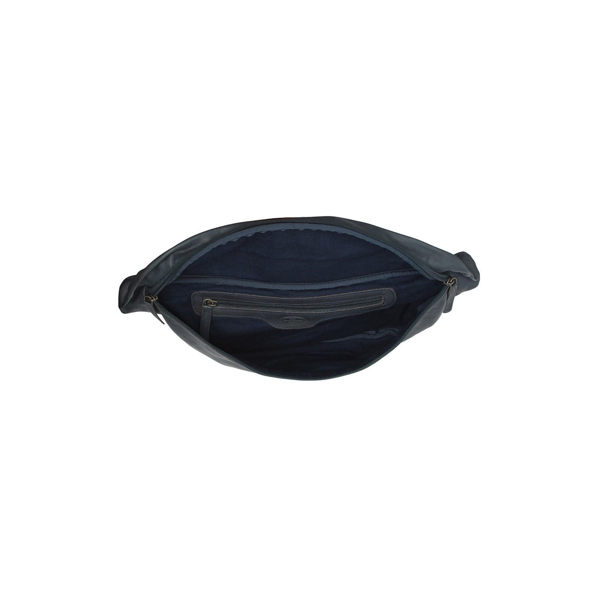 Kruger Full-Grain Ceinture en Cuir Bag pour Femme - Structured Side Profile Showing Gusset Depth &amp; Expansion Capacity