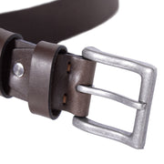 Reinforced Leather Base with Protective Metal Studs Detail