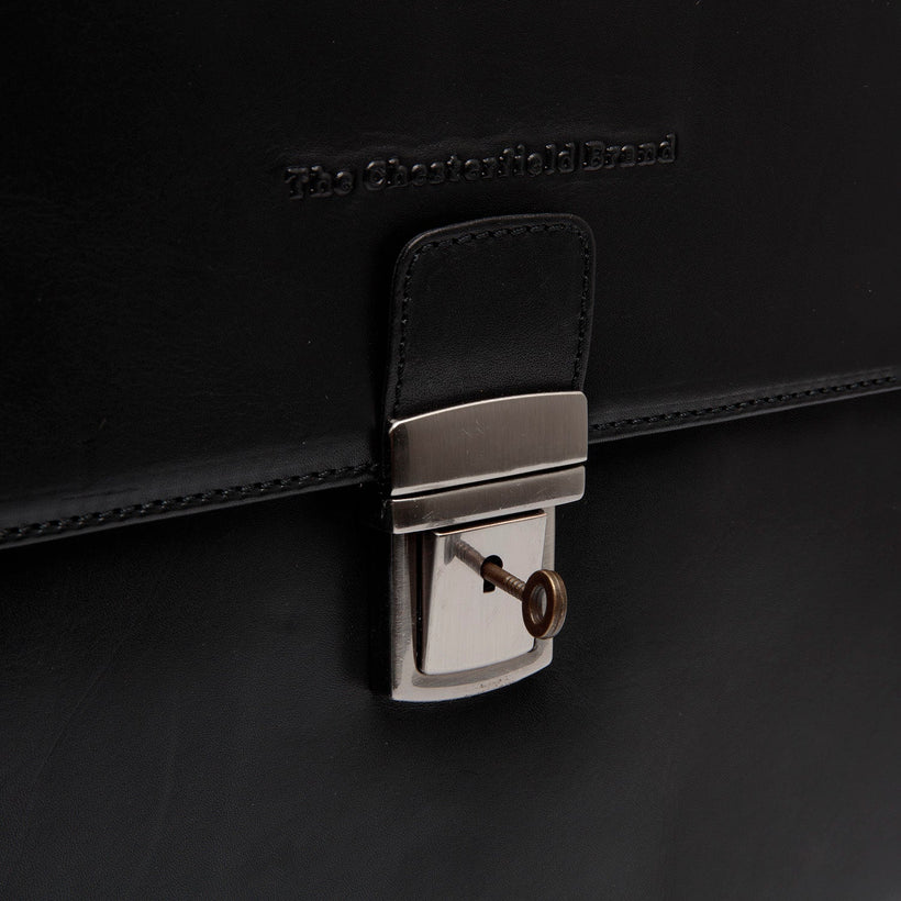 Salvatore Full-Grain Leather Briefcase pour Homme