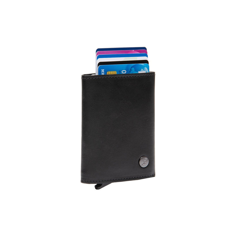 Gabriela Full-Grain Leather Card Holder pour Femme