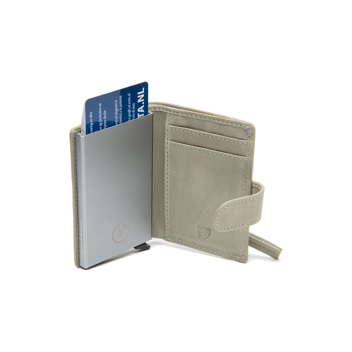 Kaunas Full-Grain Leather Card Holder pour Femme – Vue produit alternative 2