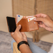 Lancaster Full-Grain Leather Card Holder – Vue produit alternative 3