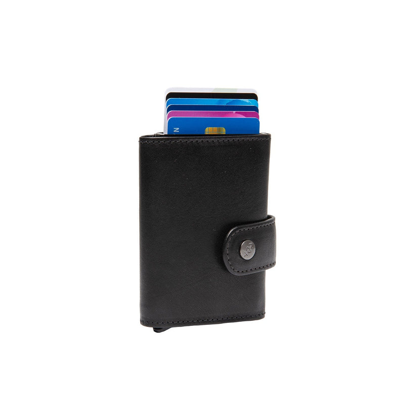 Larino Full-Grain Leather Card Holder pour Femme