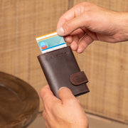 Leicester Full-Grain Leather Card Holder pour Femme – Vue produit alternative 2