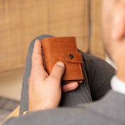 Lesina Full-Grain Leather Card Holder pour Femme – Vue produit alternative 2