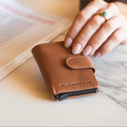 Loughton Full-Grain Leather Card Holder pour Femme – Vue produit alternative 2