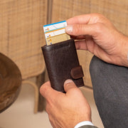 Mannheim Full-Grain Leather Card Holder pour Femme – Vue produit alternative 2