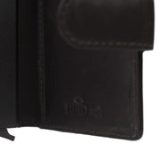 Brown Leather Card Holder Palma, detail view 5