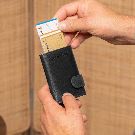 Portland Full-Grain Leather Card Holder pour Femme