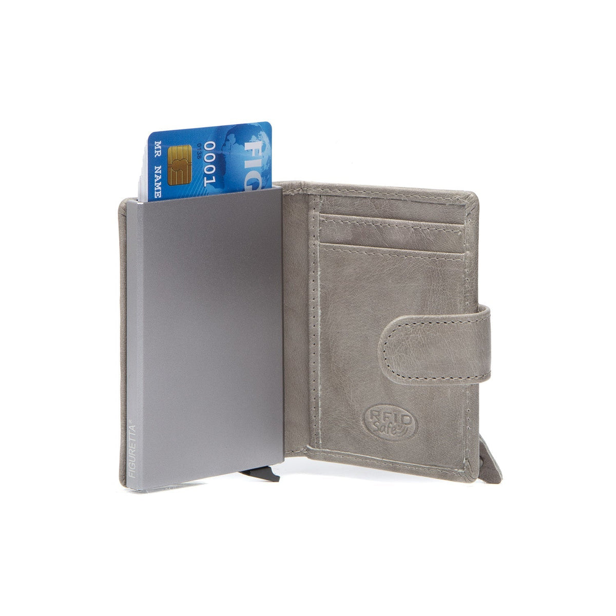 Prague Full-Grain Leather Card Holder pour Femme – Vue produit alternative 3