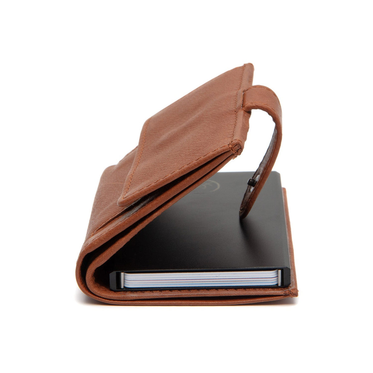 Torola Full-Grain Leather Card Holder pour Femme – Vue produit alternative 3