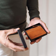 Leather Card Wallet pour Femme – Vue produit alternative 2