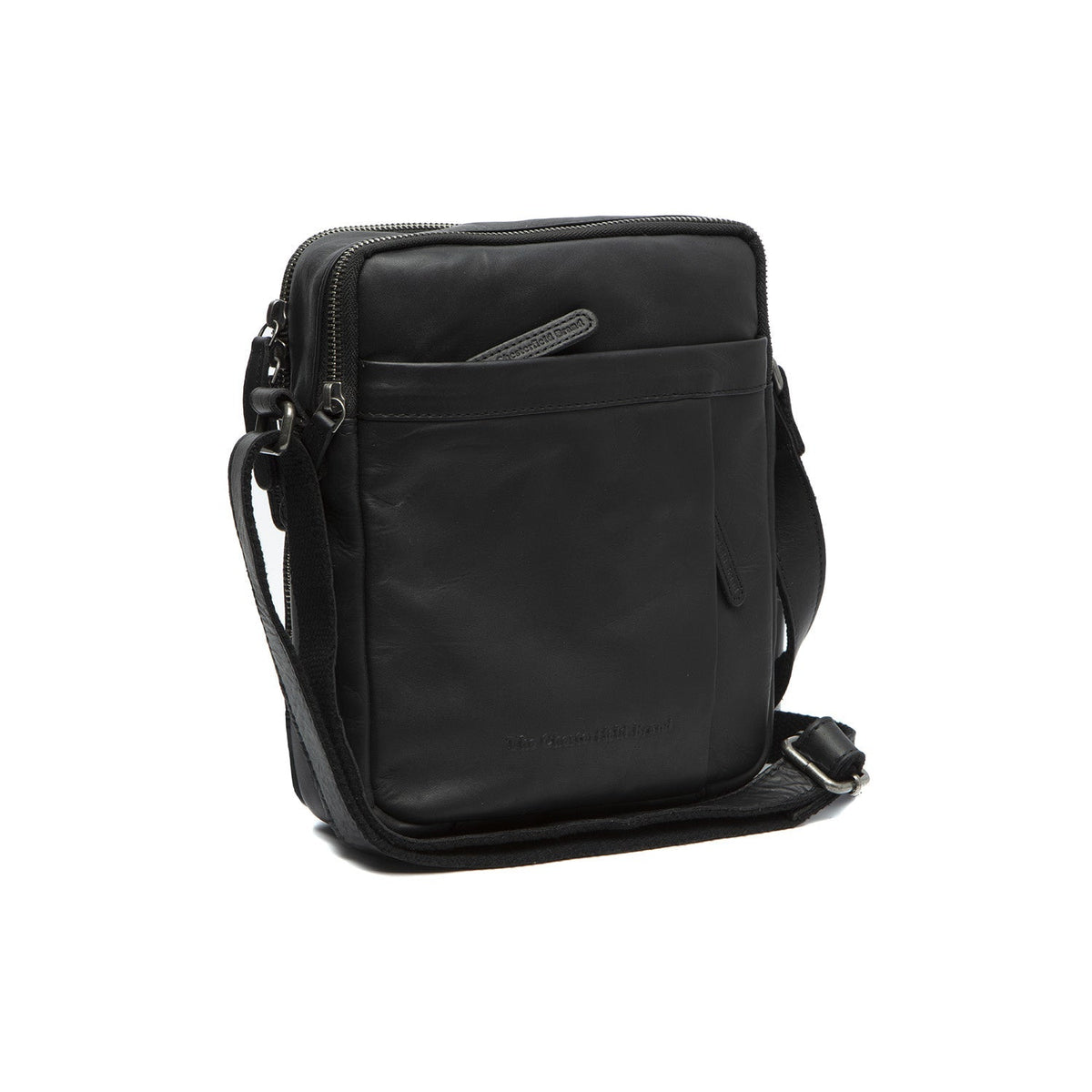 
Alva Sac besace en cuir pleine fleur en cuir pleine fleur véritable 100% - Full Exterior Vue de face & silhouette ajustée | Acheter en ligne