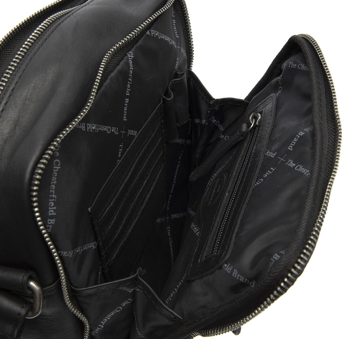 
Classic 100% Full-Grain leather Bag - Perspective arrière montrant les bretelles en cuir renforcées