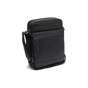Anzora Full-Grain Leather Crossbody Bag pour Homme in Classic 100% Full-Grain Leather - Full Exterior Front Profile View | Acheter en ligne