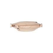 Solid Antique Brass Hardware &amp; Heavy-Duty Dual Zipper Detail on Aston Full-Grain Leather Crossbody Bag pour Femme