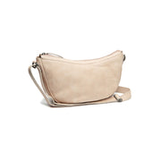 
Clarita Sac besace en cuir pleine fleur en cuir pleine fleur véritable 100% - Full Exterior Vue de face & silhouette ajustée | Acheter en ligne