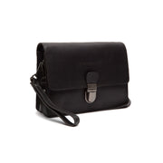 Lucca Full-Grain Leather Crossbody Bag pour Femme in Classic 100% Full-Grain Leather - Full Exterior Front Profile View | Acheter en ligne