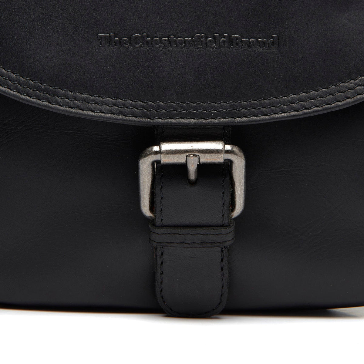 
Classic 100% Full-Grain leather Bag - Perspective arrière montrant les bretelles en cuir renforcées