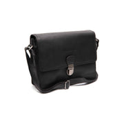 
Lunor Sac besace en cuir pleine fleur en cuir pleine fleur véritable 100% - Full Exterior Vue de face & silhouette ajustée | Acheter en ligne