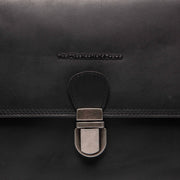 
Classic 100% Full-Grain leather Bag - Perspective arrière montrant les bretelles en cuir renforcées