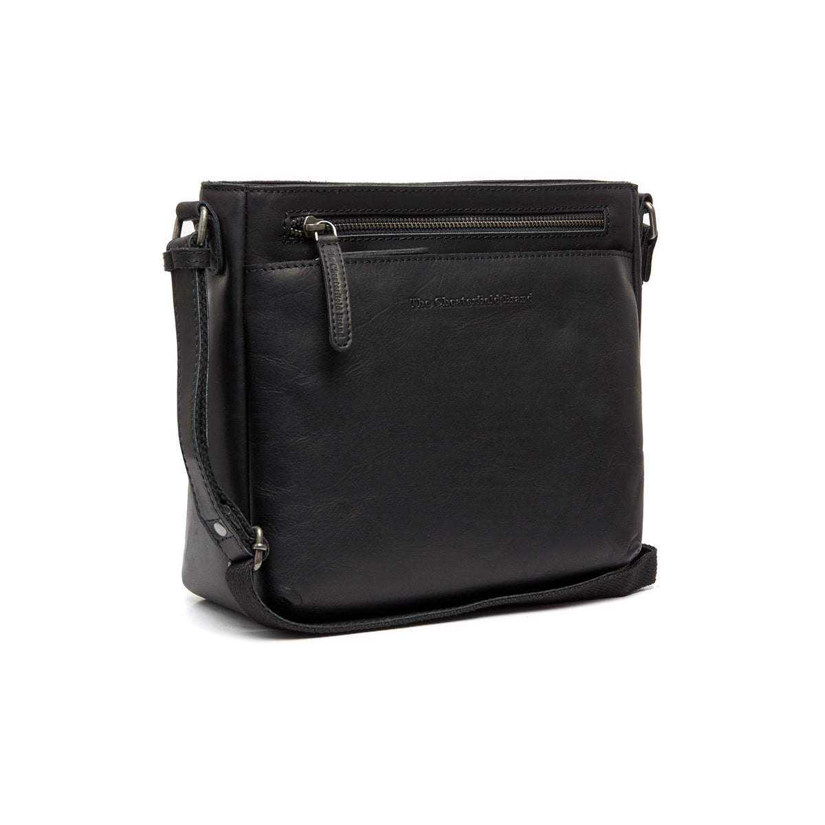 
Mumbai Sac besace en cuir pleine fleur en cuir pleine fleur véritable 100% - Full Exterior Vue de face & silhouette ajustée | Acheter en ligne