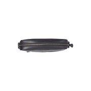 
Solid Antique Brass Hardware & Heavy-Duty Dual Zipper Detail on Westmere Sac besace en cuir pleine fleur