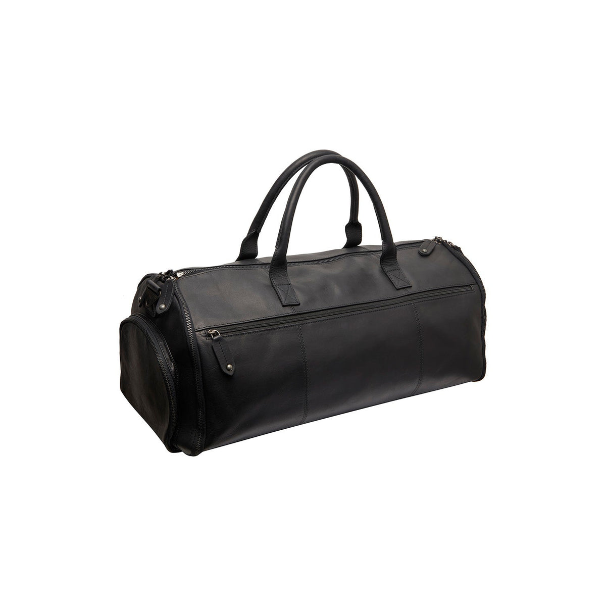 Tailored Rib Cuffs &amp; Hem Craftsmanship Construction Detail on Leather Garment Bag Finlay pour Femme