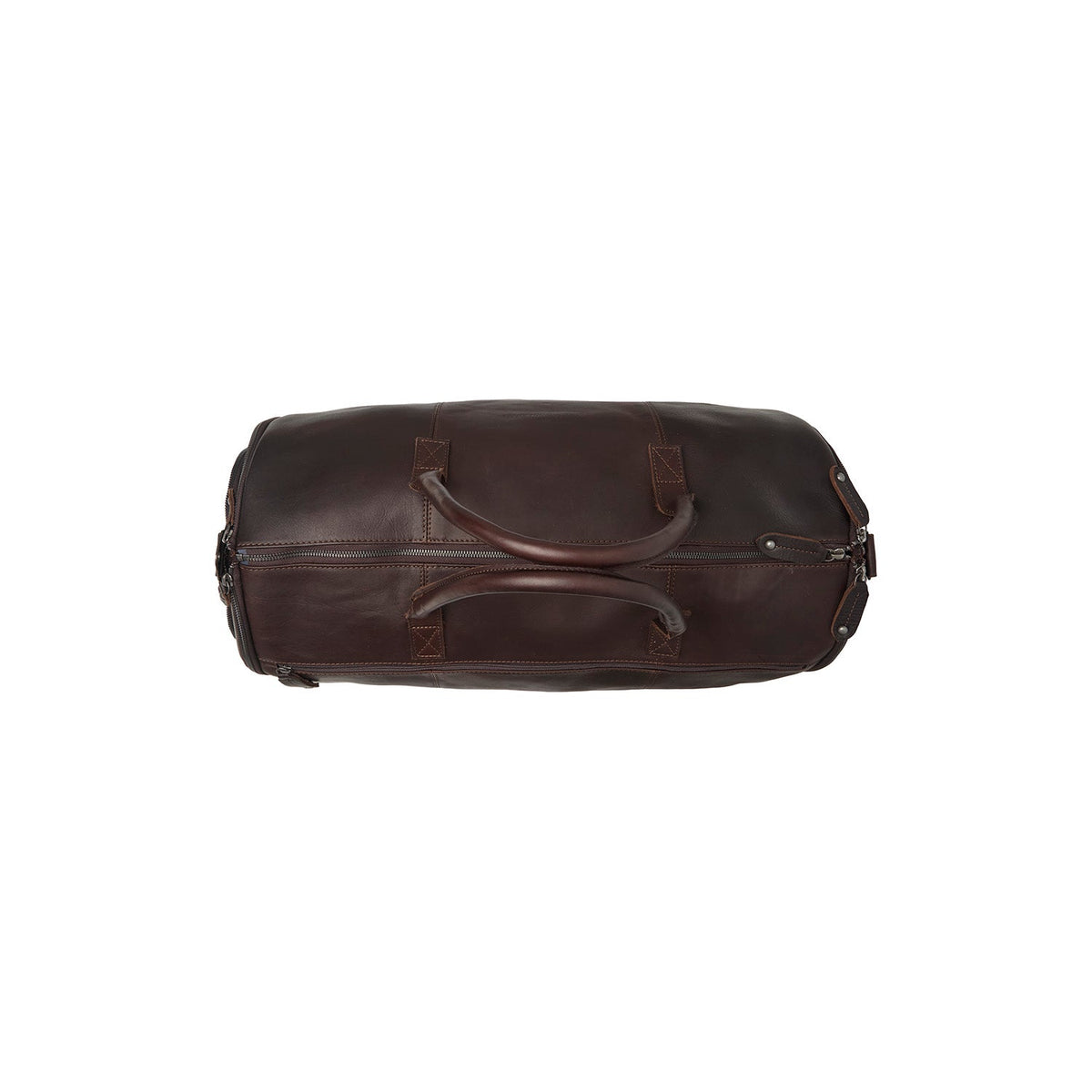Brown Leather Garment Bag Finlay pour Femme, detail view 3