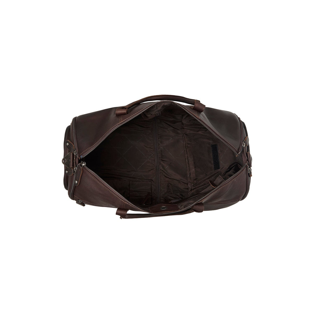 Brown Leather Garment Bag Finlay pour Femme, detail view 4