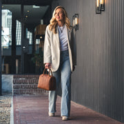 Langton Full-Grain Leather Handbag pour Femme – Vue produit alternative 3
