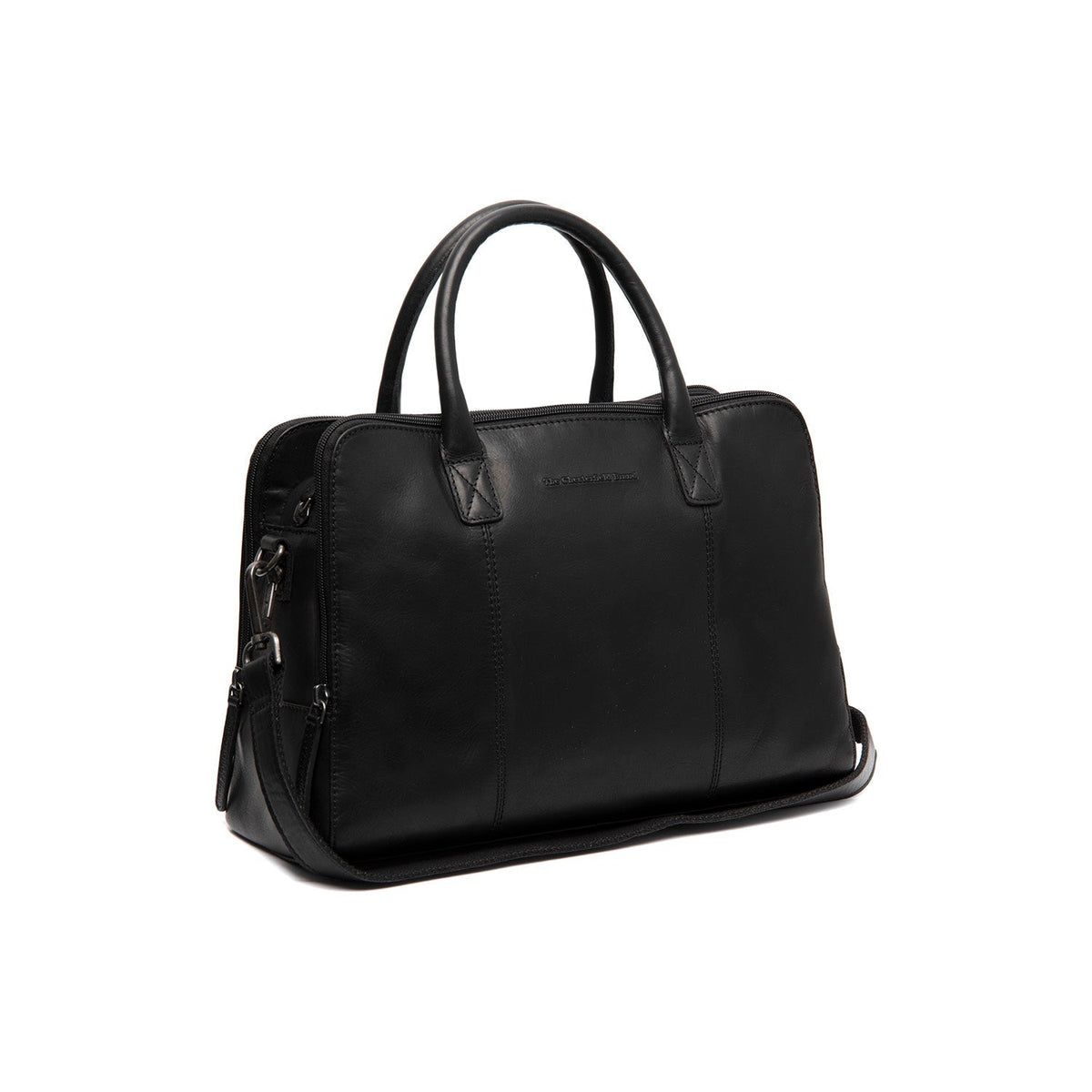 Layton Full-Grain Leather Handbag pour Femme in Classic 100% Full-Grain Leather - Vue de face &amp; silhouette ajustée | Acheter en ligne