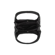 Vue détaillée of Classic Collar &amp; Heavy-Duty Zipper Hardware on Lunera Full-Grain Leather Handbag