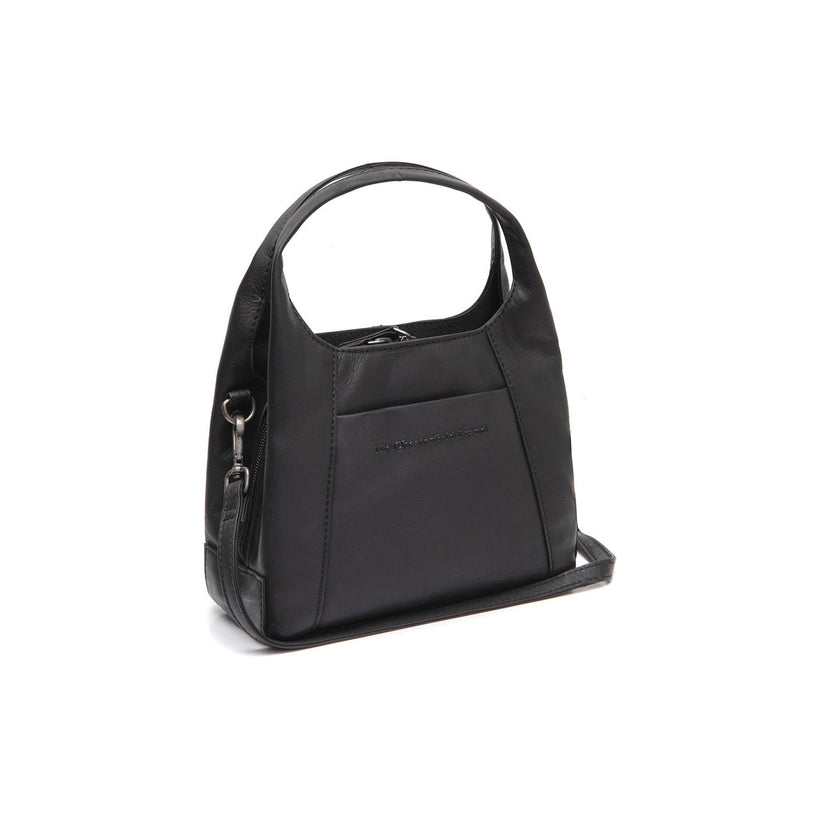 Lunera Full-Grain Leather Handbag in Classic 100% Full-Grain Leather - Front Profile View & Tailored Silhouette | Buy Online