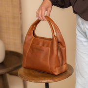 Lunera Full-Grain Leather Handbag – Vue produit alternative 2