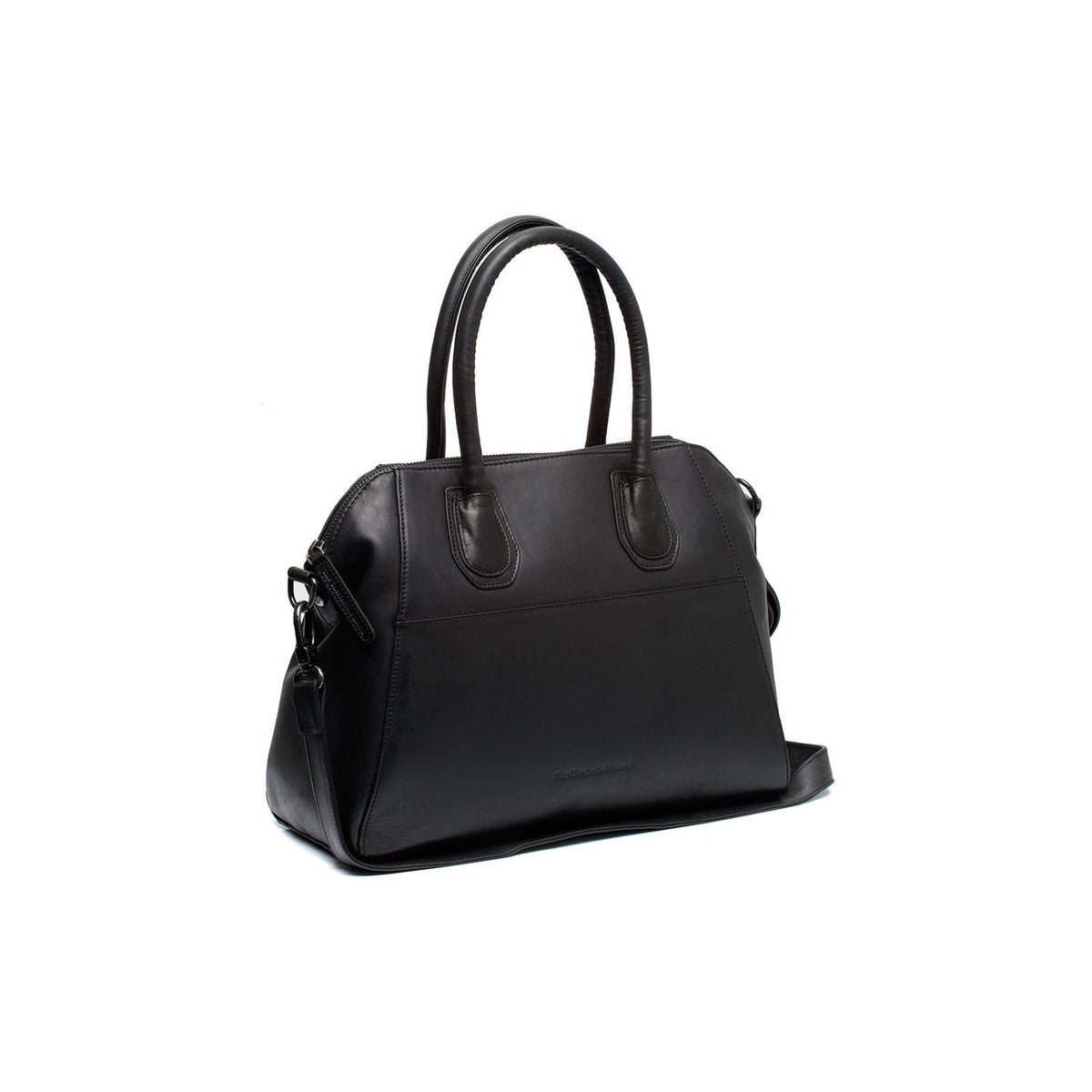 Marsala Full-Grain Leather Handbag pour Femme in Classic 100% Full-Grain Leather - Vue de face &amp; silhouette ajustée | Acheter en ligne