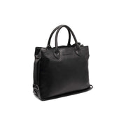 Passau Full-Grain Leather Handbag pour Femme in Classic 100% Full-Grain Leather - Vue de face &amp; silhouette ajustée | Acheter en ligne