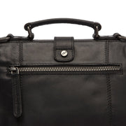 Rachael Full-Grain Leather Handbag pour Femme - Vue de profil avec coupe de manche ergonomique