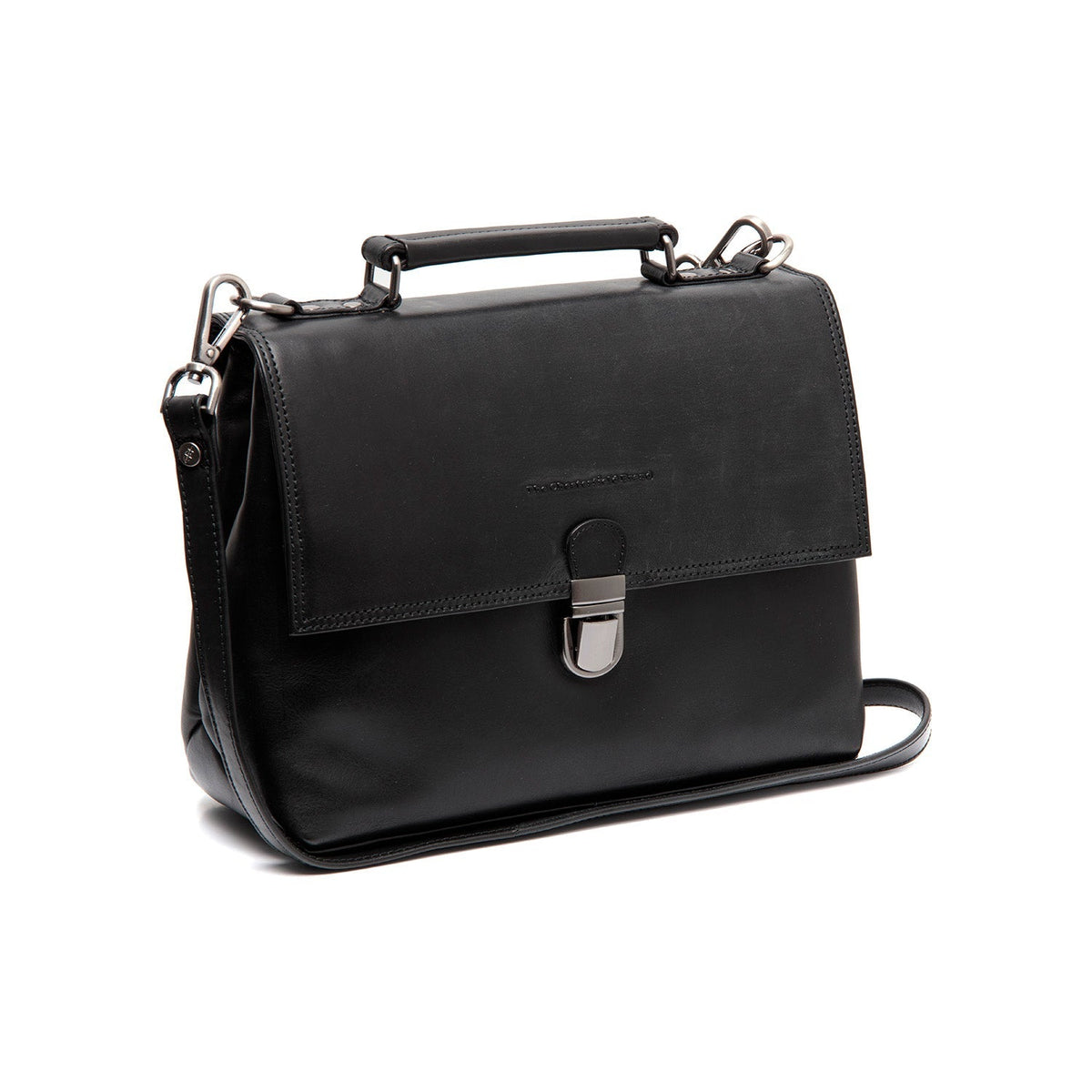 Renata Full-Grain Leather Handbag pour Femme in Classic 100% Full-Grain Leather - Vue de face &amp; silhouette ajustée | Acheter en ligne