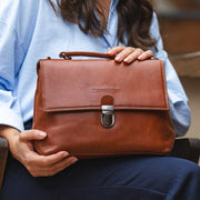 Renata Full-Grain Leather Handbag pour Femme – Vue produit alternative 2
