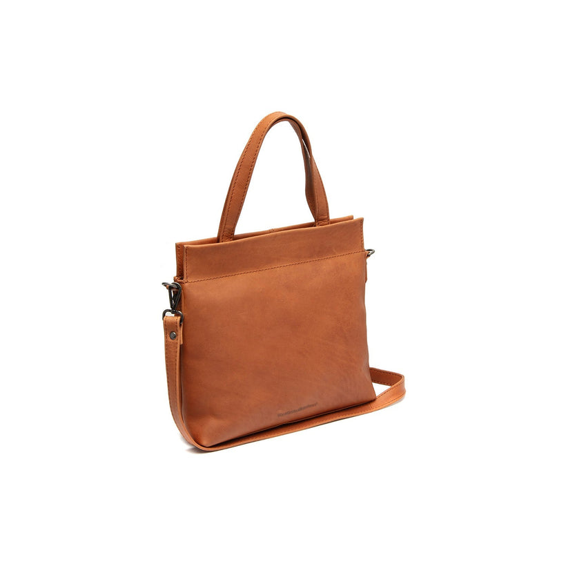 Rivington Full-Grain Leather Handbag in Classic 100% Full-Grain Leather - Front Profile View & Tailored Silhouette | Buy Online