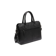 Tailored Rib Cuffs &amp; Hem Craftsmanship Construction Detail on Valmonte Full-Grain Leather Handbag pour Femme